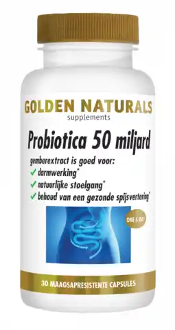 De Online Drogist Golden naturals probiotica 50 miljard capsules 30vcp aanbieding