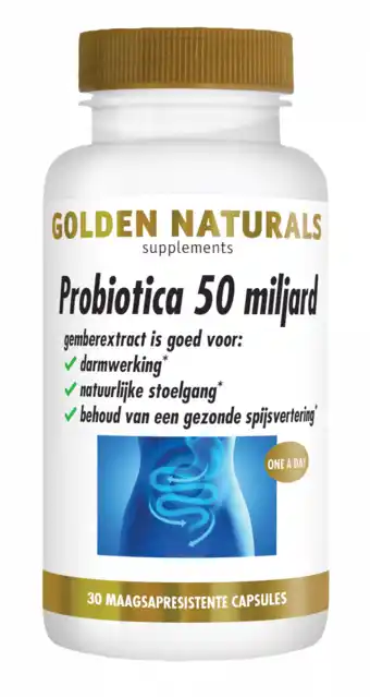 De Online Drogist Golden naturals probiotica 50 miljard capsules 30vcp aanbieding