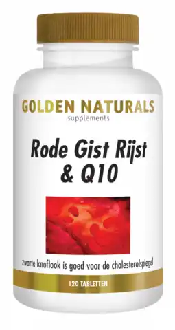 De Online Drogist Golden naturals rode gist & q10 tabletten 120vtb aanbieding