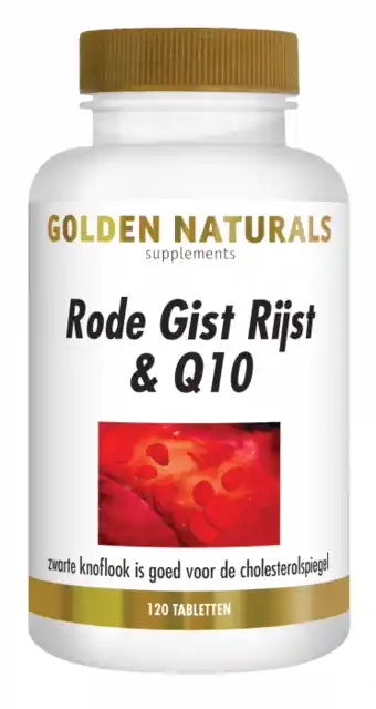 De Online Drogist Golden naturals rode gist & q10 tabletten 120vtb aanbieding