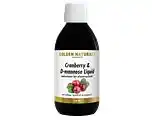De Online Drogist Golden naturals cranberry & d-mannose liquid 250ml aanbieding