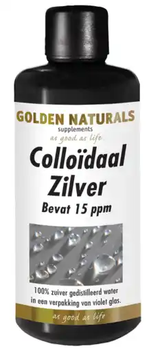 De Online Drogist Golden naturals colloidaal zilver 200ml aanbieding