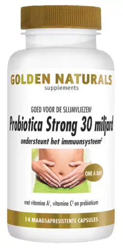 De Online Drogist Golden naturals probiotica strong 30 miljard capsules 14vcp aanbieding