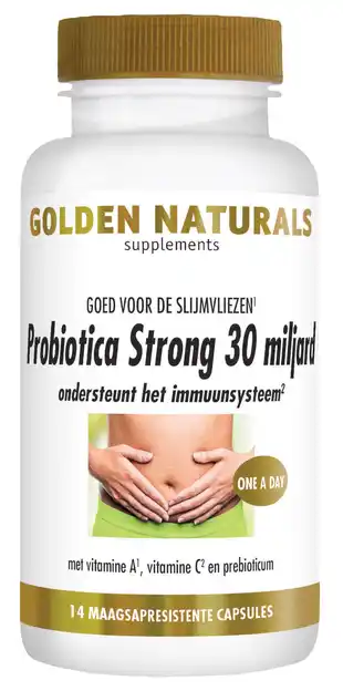 De Online Drogist Golden naturals probiotica strong 30 miljard capsules 14vcp aanbieding