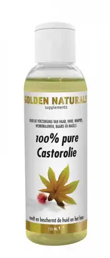 De Online Drogist Golden naturals castorolie 150ml aanbieding