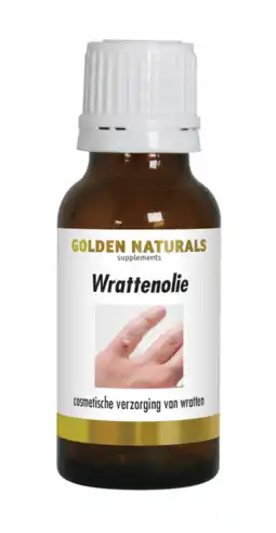 De Online Drogist Golden naturals wrattenolie 20ml aanbieding