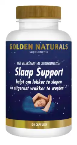 De Online Drogist Golden naturals slaap support capsules 120cp aanbieding