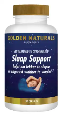 De Online Drogist Golden naturals slaap support capsules 120cp aanbieding