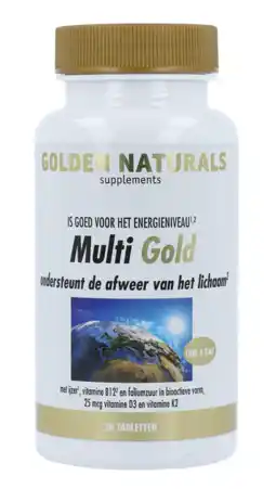 De Online Drogist Golden naturals multi strong gold tabletten 30tb aanbieding