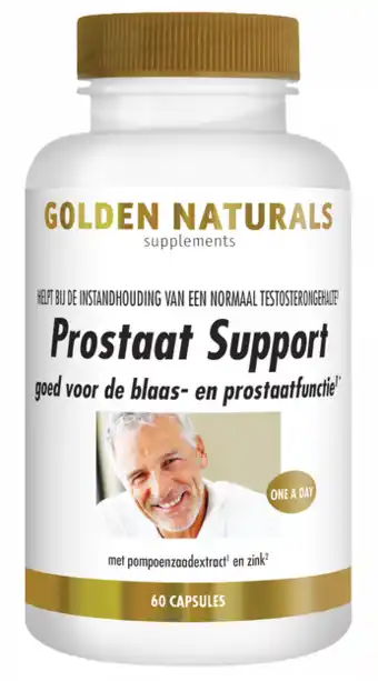 De Online Drogist Golden naturals prostaat formule capsules 60vcp aanbieding