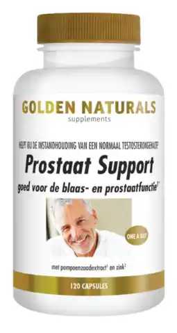 De Online Drogist Golden naturals prostaat capsules 120cp aanbieding