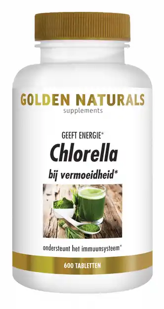 De Online Drogist Golden naturals chlorella tabletten 600tb aanbieding