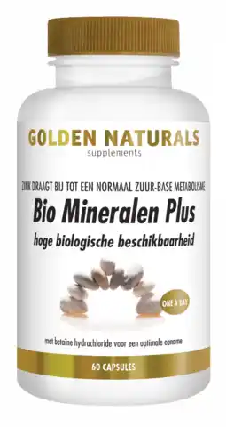 De Online Drogist Golden naturals bio mineralen complex capsules 60vcp aanbieding