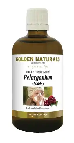 De Online Drogist Golden naturals pelargonium druppels 50ml aanbieding