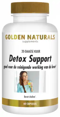 De Online Drogist Golden naturals detox support capsules 60vcp aanbieding