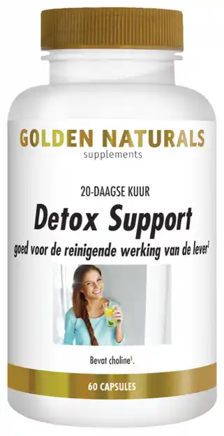 De Online Drogist Golden naturals detox support capsules 60vcp aanbieding