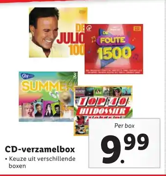 Lidl CD-verzamelbox aanbieding