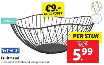 Lidl Fruitmand aanbieding