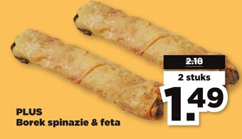 PLUS PLUS Borek spinazie & feta aanbieding