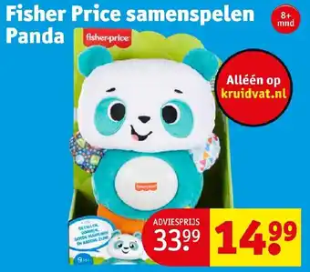 Kruidvat Fisher Price samenspelen Panda aanbieding