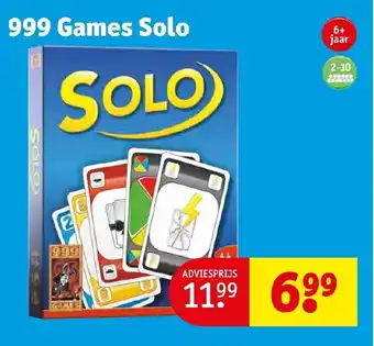 Kruidvat 999 Games Solo aanbieding