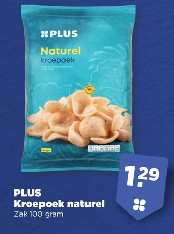 PLUS Plus kroepoek naturel aanbieding