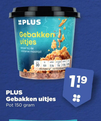 PLUS Plus gebakken uitjes aanbieding