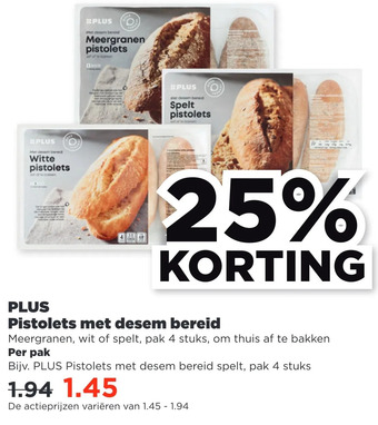 PLUS Plus pistolets met desem bereid aanbieding