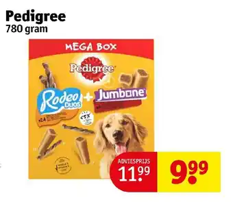 Kruidvat Pedigree 780 gram aanbieding