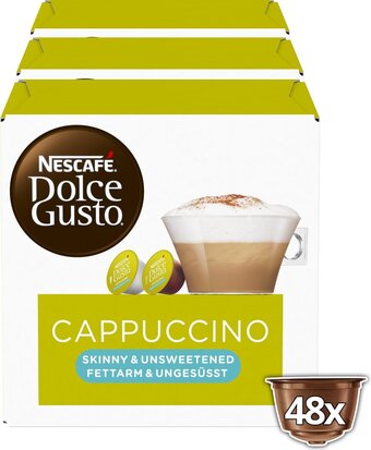 Bol.com Nescafé dolce gusto cappuccino light - 48 koffiecups aanbieding