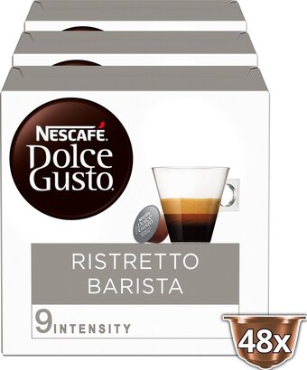 Bol.com Nescafé dolce gusto ristretto barista - 48 koffiecups aanbieding