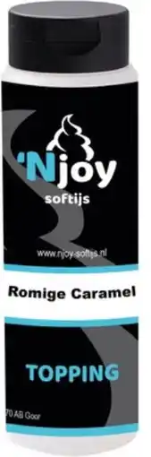 Bol.com Njoy | topping | romige caramel | 500ml aanbieding