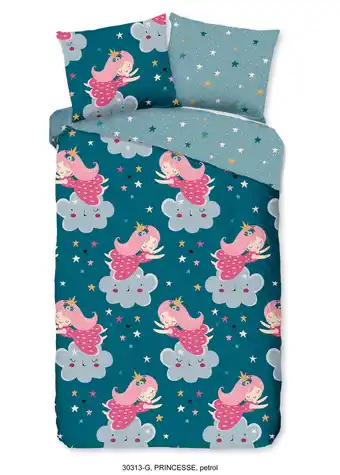 Wehkamp Good morning katoenen dekbedovertrek 1 persoons (140x220 cm) aanbieding