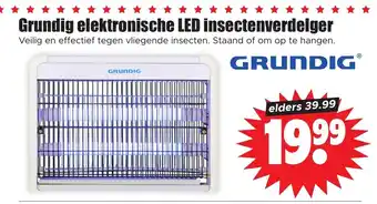 Dirk Grundig elektronische LED insectenverdelger aanbieding