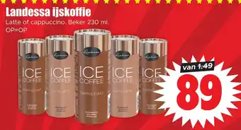 Dirk Landessa ijskoffie aanbieding