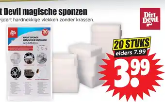 Dirk Dirt devil magische sponzen aanbieding