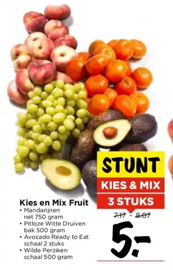 Vomar Voordeelmarkt Kies en Mix Fruit • Mandarijnen net 750 gram aanbieding