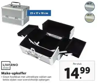 Lidl Livarno make-up koffer aanbieding