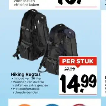 Vomar Voordeelmarkt Hiking Rugtas aanbieding