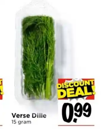 Vomar Voordeelmarkt Verse Dille 15 gram aanbieding