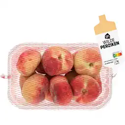 Albert Heijn Ah wilde perziken schaal aanbieding