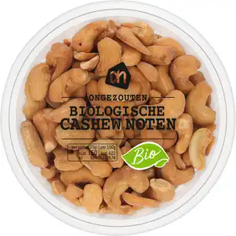 Albert Heijn Ah biologisch ongezouten cashewnoten aanbieding