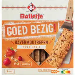 Albert Heijn Bolletje goed bezig havermoutrepen rood fruit aanbieding