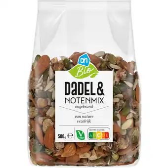 Albert Heijn Ah biologisch dadel & notenmix ongebrand aanbieding