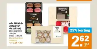 Albert Heijn Alle ah mini gebak aanbieding