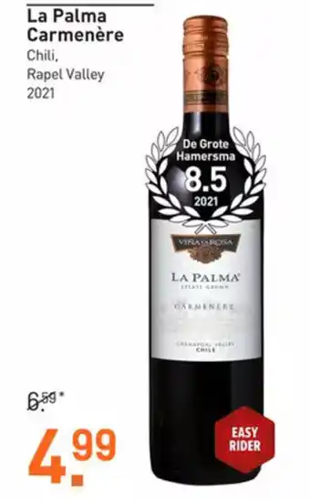 Gall & Gall La Palma Carmenère Chili, Rapel Valley aanbieding