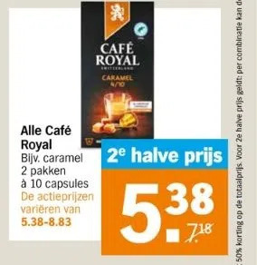 Albert Heijn Alle café royal aanbieding