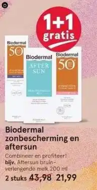 Etos Biodermal zonbescherming en aftersun aanbieding