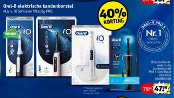 Kruidvat Oral-B elektrische tandenborstel aanbieding