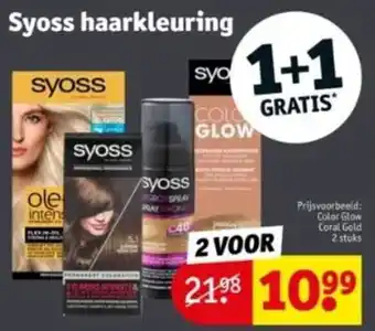 Kruidvat Syoss haarkleuring aanbieding